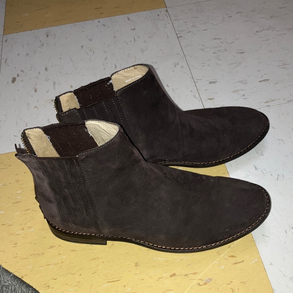 Eileen Fisher Brown Ankle Boots